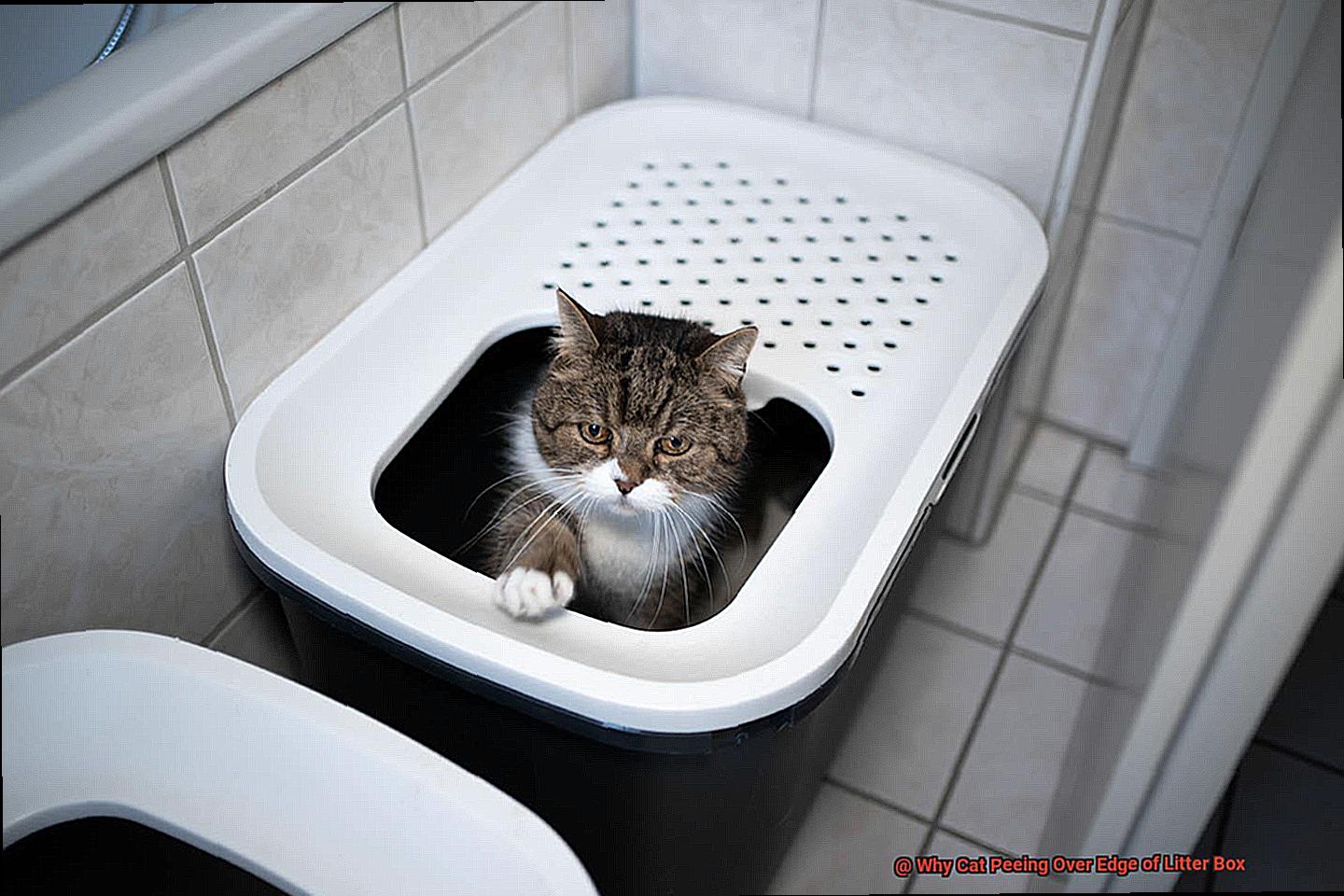 Why Cat Peeing Over Edge of Litter Box?