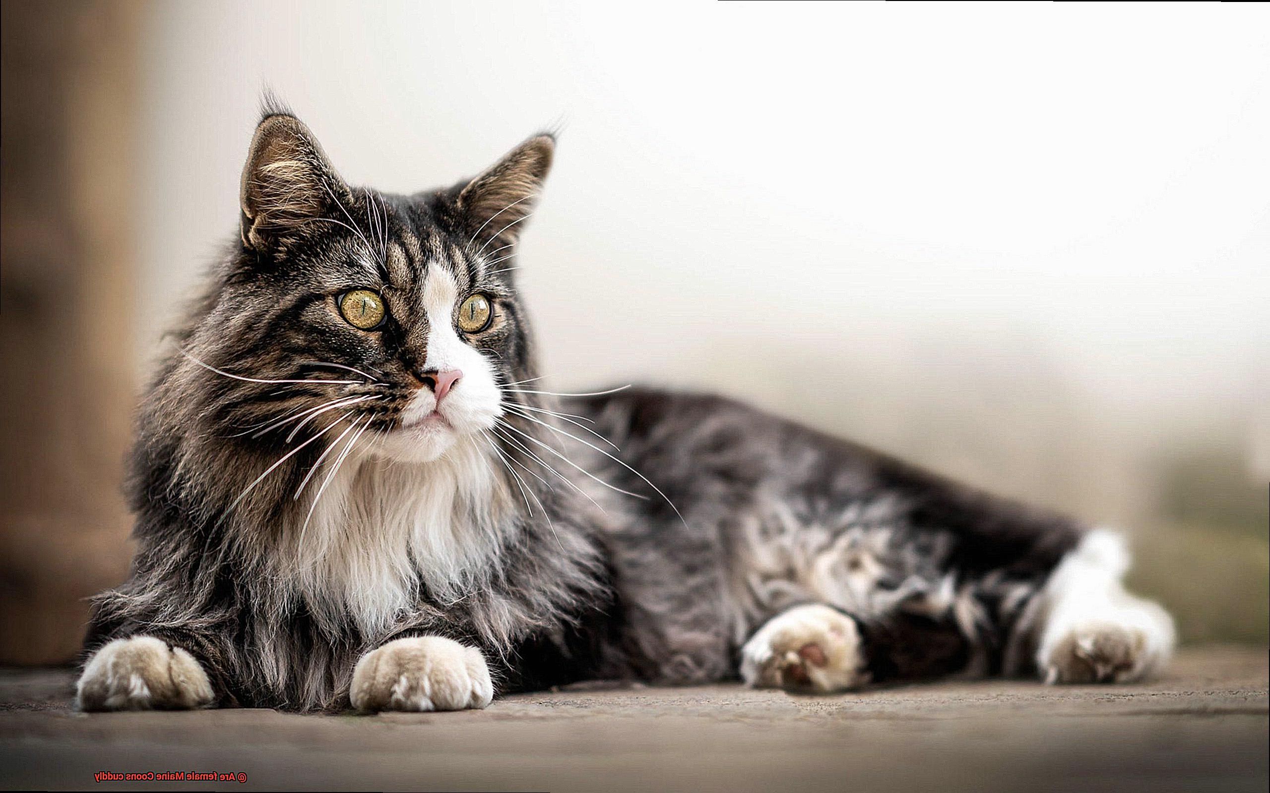 Are female Maine Coons cuddly-5