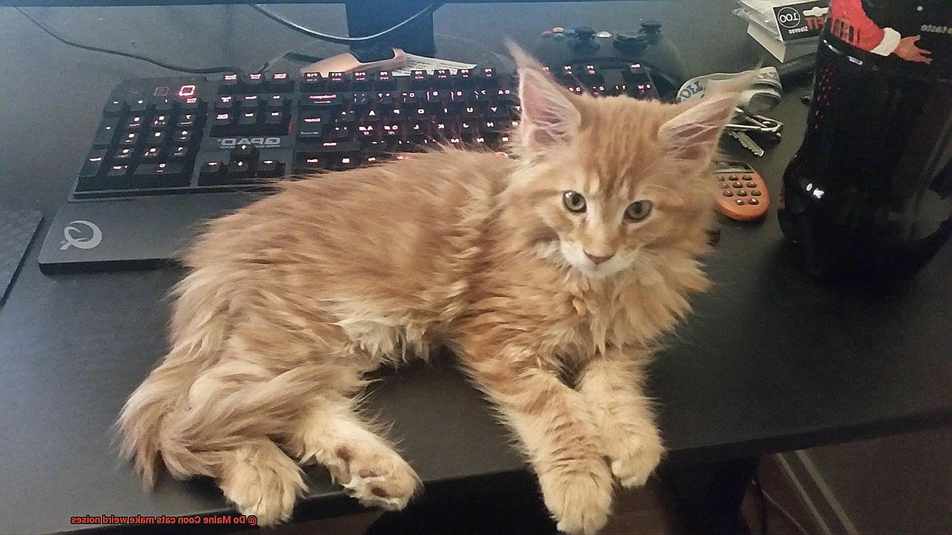 Do Maine Coon cats make weird noises-3