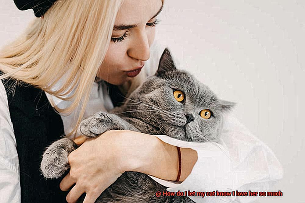 How do I let my cat know I love her so much?