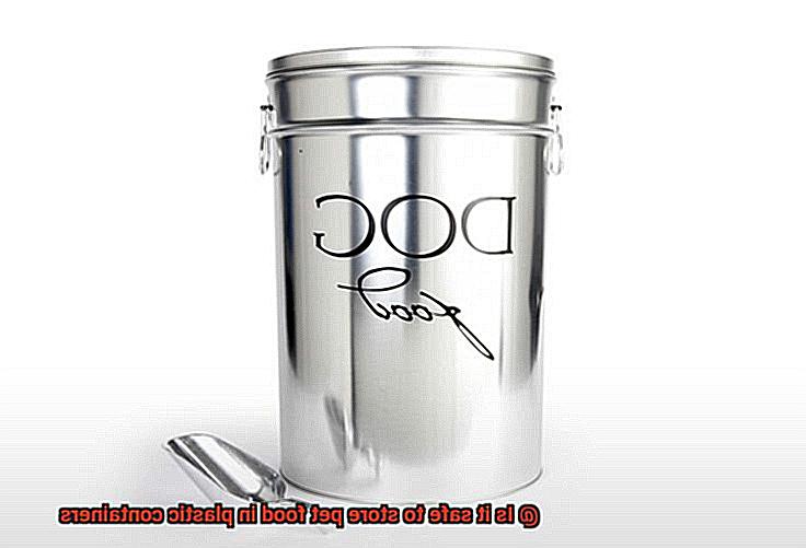Is it safe to store pet food in plastic containers-3