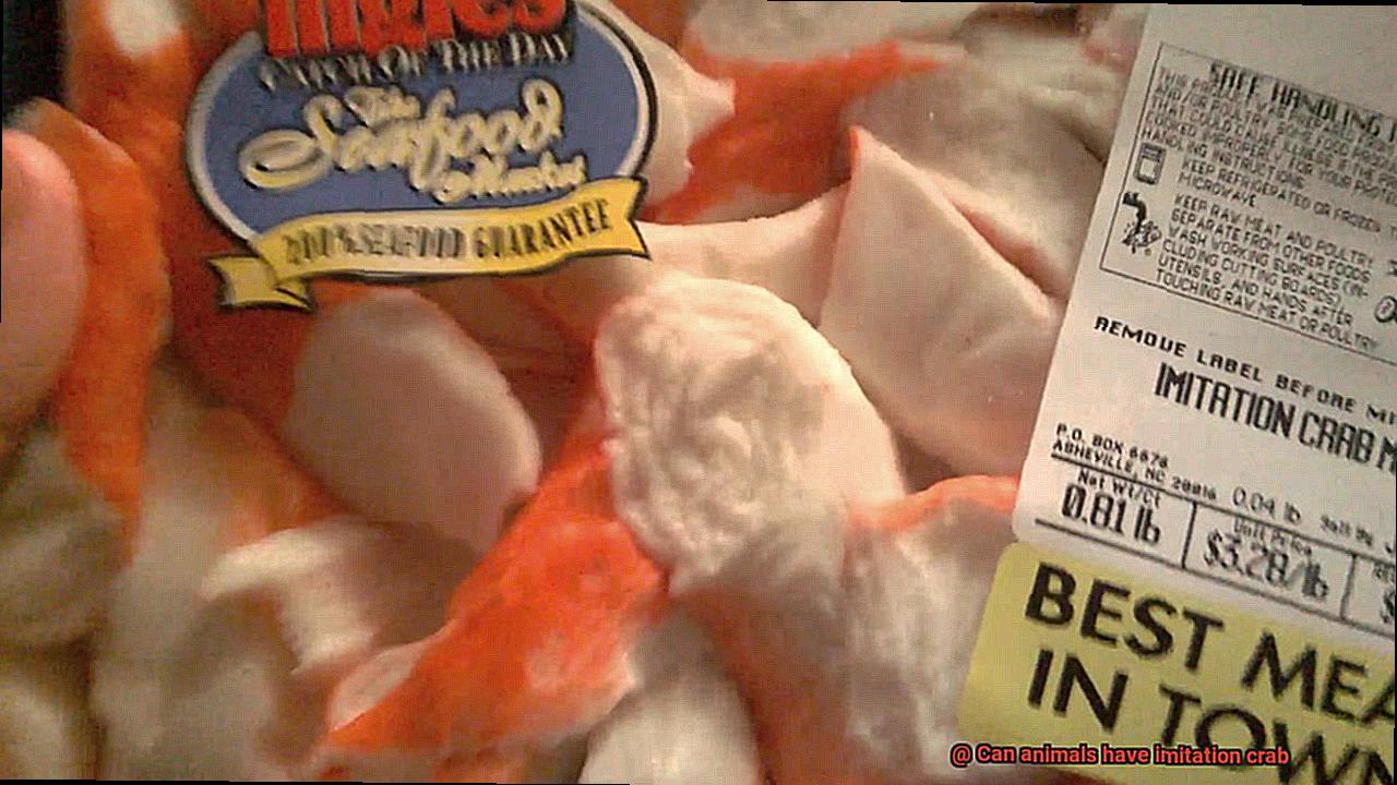 Can animals have imitation crab-4