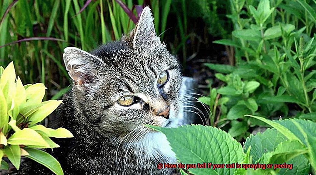 How do you tell if your cat is spraying or peeing-2