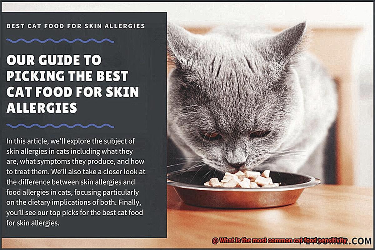 What is the most common cat food sensitivity-2